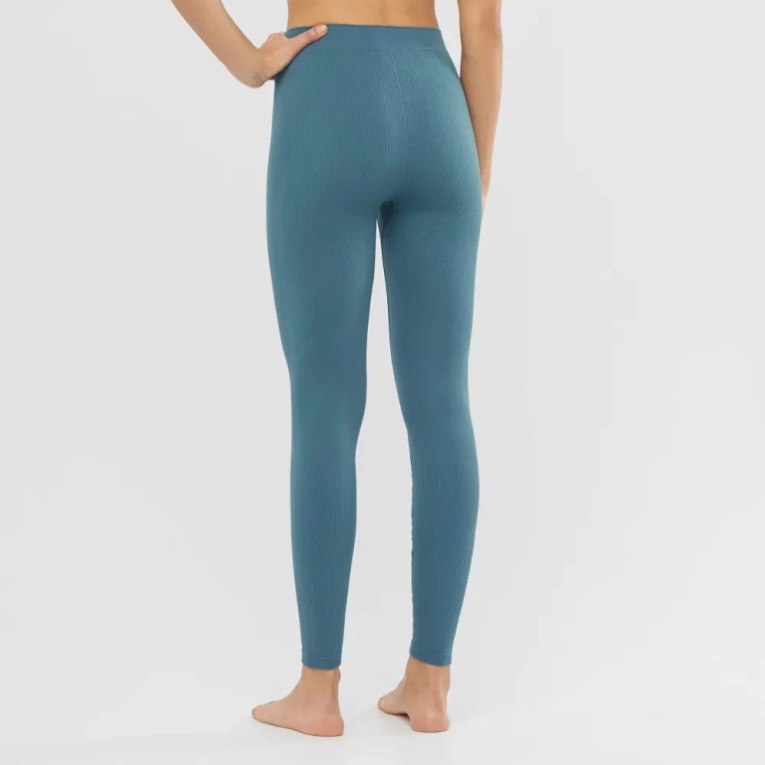 Dámské Běžecké Tighty Salomon Essential Seamless Blankyt | CZ 61BDJGX